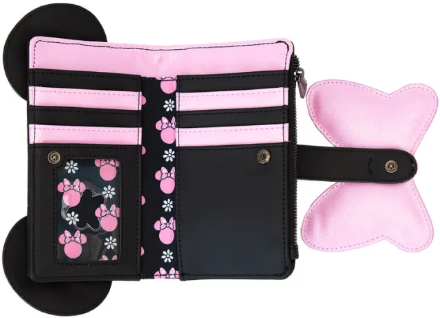 Portefeuille à rabat Minnie Mouse Floral Loungefly