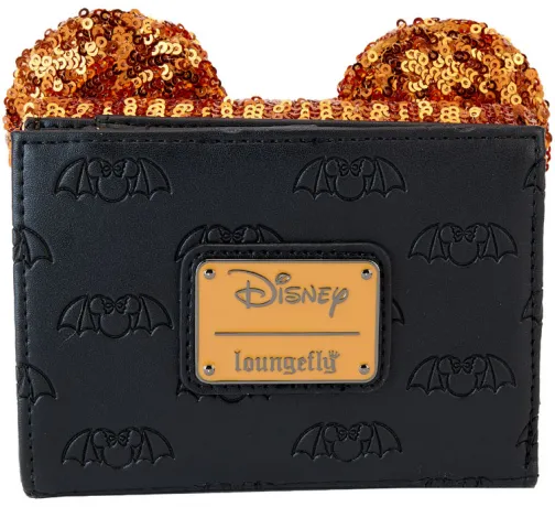Portefeuille à rabat Minnie Mouse Halloween Sequin Loungefly