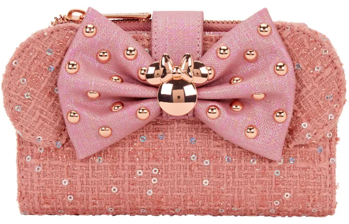 Portefeuille à rabat Minnie Mouse Pailleté Loungefly