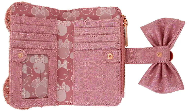 Portefeuille à rabat Minnie Mouse Pailleté Loungefly