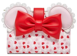 Portefeuille à rabat Minnie Mouse Saint Valentin Parfumé Loungefly