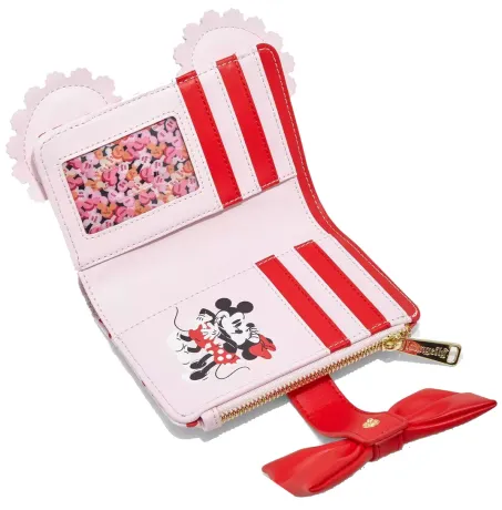 Portefeuille à rabat Minnie Mouse Saint Valentin Parfumé Loungefly
