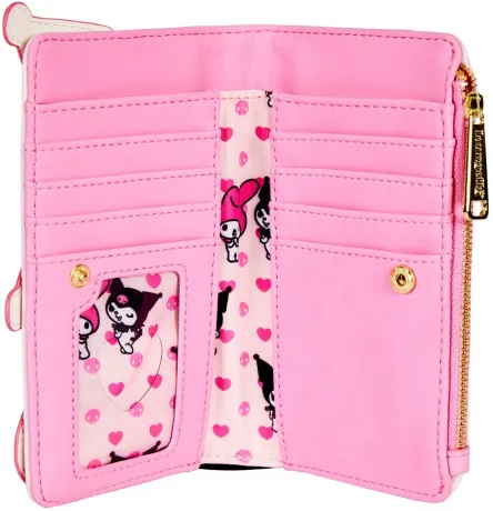 Portefeuille à rabat My Melody et Kuromi Loungefly