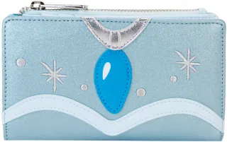 Portefeuille à rabat Pailleté Tiana Robe bleue Cosplay Loungefly