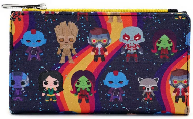 Portefeuille à rabat Personnages Chibi Impression Intégrale Loungefly