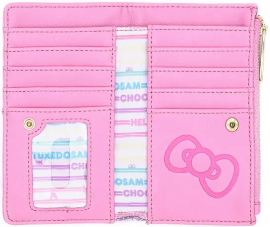 Portefeuille à rabat Personnages Kawaii Impression Intégrale Loungefly