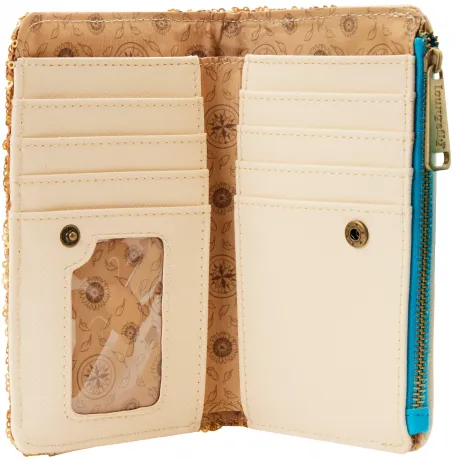 Portefeuille à rabat Pocahontas Sequin Cosplay Loungefly