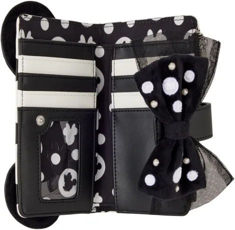 Portefeuille à rabat Pois et Perles Minnie Mouse Loungefly