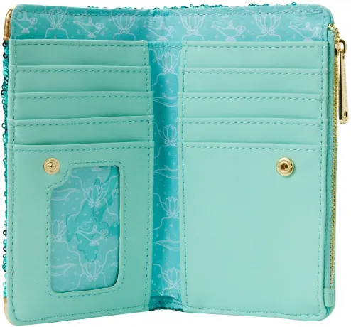 Portefeuille à rabat Princesse Jasmine Sequin Loungefly