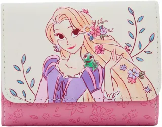 Portefeuille à rabat Raiponce Fleurs Loungefly