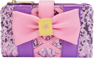 Portefeuille à rabat Raiponce Sequin Glow Loungefly
