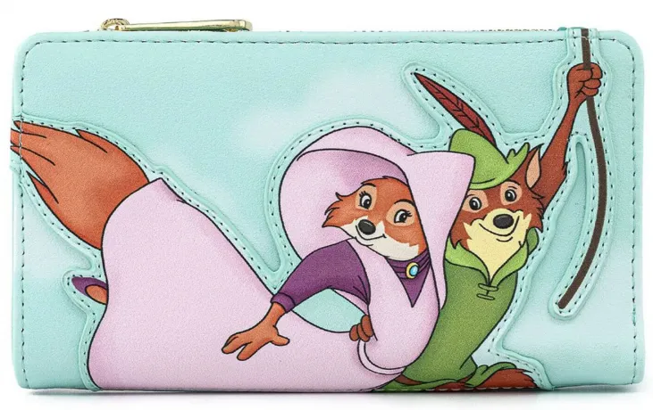 Portefeuille à rabat Robin des Bois Sauve Belle Marianne Scène Loungefly