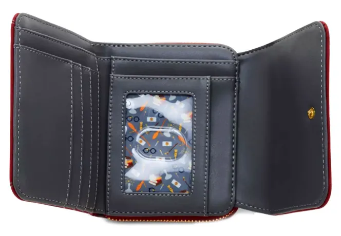 Portefeuille à rabat Rouge Lunettes Loungefly