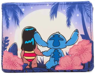 Portefeuille à rabat Scène Coucher de soleil floral Loungefly