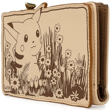 Portefeuille à rabat Pikachu Sépia Loungefly