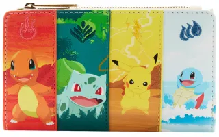 Portefeuille à rabat Types de Pokémon Loungefly