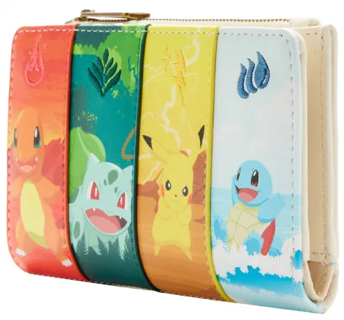 Portefeuille à rabat Types de Pokémon Loungefly