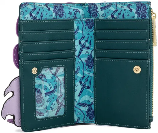 Portefeuille à rabat Ursula Boule de Cristal Villains Scène Loungefly