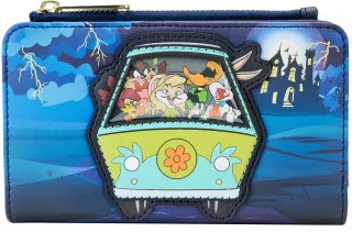 Portefeuille à rabat Warner Bros 100 ans Looney Tunes &amp; Scooby-Doo Glow Loungefly