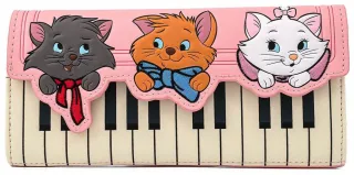 Portefeuille à trois volets Chatons et Piano Loungefly