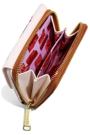 Portefeuille à trois volets Chats de Disney en Voyage avec Valises Loungefly