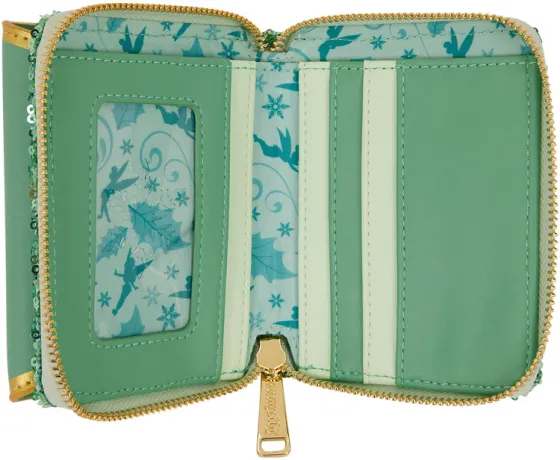 Portefeuille à trois volets Fée Clochette Sequin Loungefly