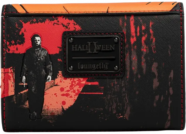 Portefeuille à trois volets Michael Myers Citrouille Loungefly
