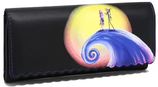 Portefeuille à trois volets Jack et Sally Colline en Spirale Loungefly