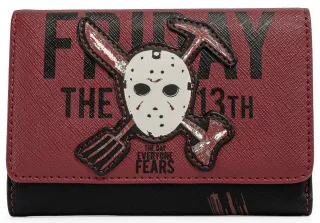 Portefeuille à trois volets Masque de Jason Voorhees Loungefly
