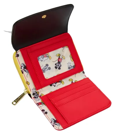 Portefeuille à trois volets Mickey Mouse Confetti Loungefly