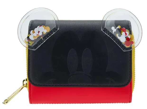 Portefeuille à trois volets Mickey Mouse Confetti Loungefly