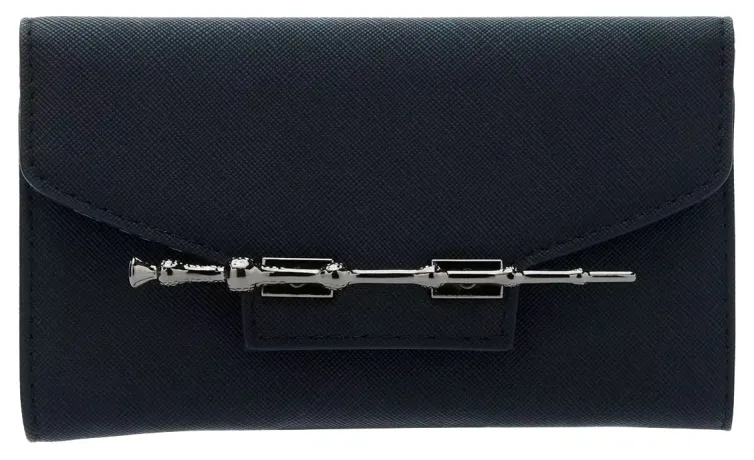 Portefeuille à trois volets Noir Baguette de sureau Loungefly