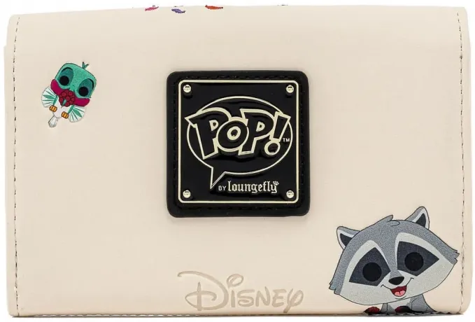 Portefeuille à trois volets Pocahontas Meeko Earth Day Pop! by Loungefly Loungefly