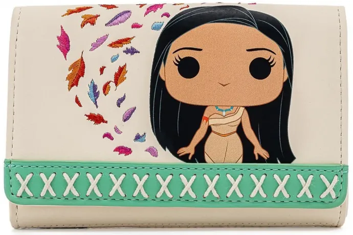 Portefeuille à trois volets Pocahontas Meeko Earth Day Pop! by Loungefly Loungefly