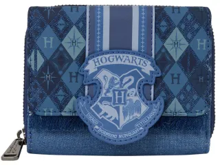 Portefeuille à trois volets Poudlard Denim Loungefly