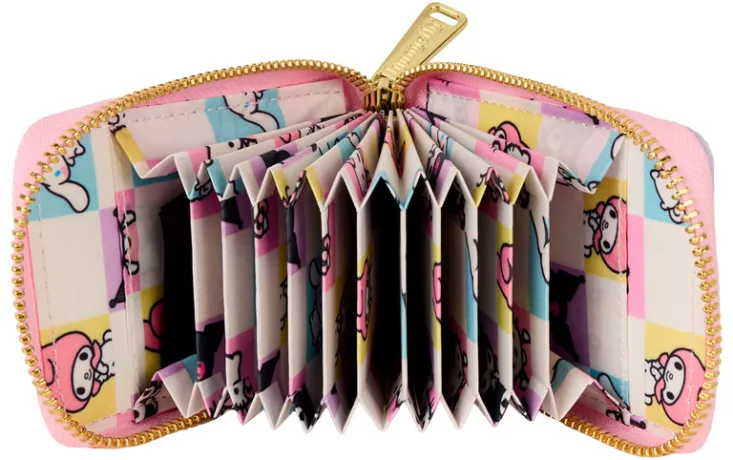 Portefeuille Accordéon Hello Kitty et ses Amis Tissu éponge Loungefly