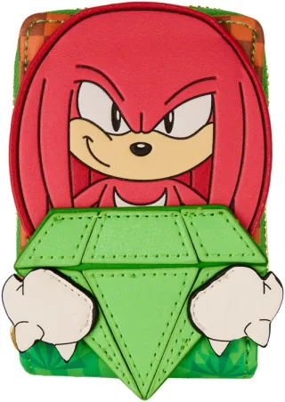 Portefeuille Accordéon Knuckles Émeraudes Loungefly