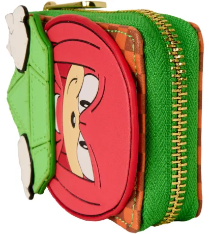 Portefeuille Accordéon Knuckles Émeraudes Loungefly