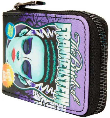 Portefeuille Accordéon Masque La Fiancée de Frankenstein Glow Loungefly