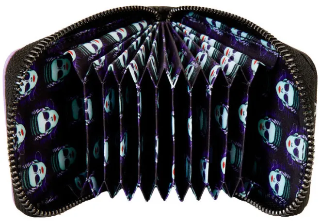 Portefeuille Accordéon Masque La Fiancée de Frankenstein Glow Loungefly