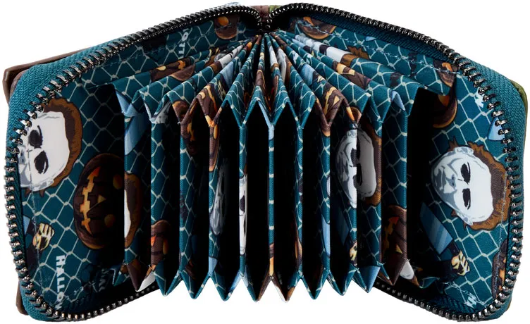 Portefeuille Accordéon Michael Myers Citrouille Glow Loungefly