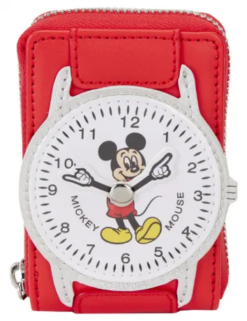 Portefeuille Accordéon Mickey Mouse Montre Vintage Figural Loungefly