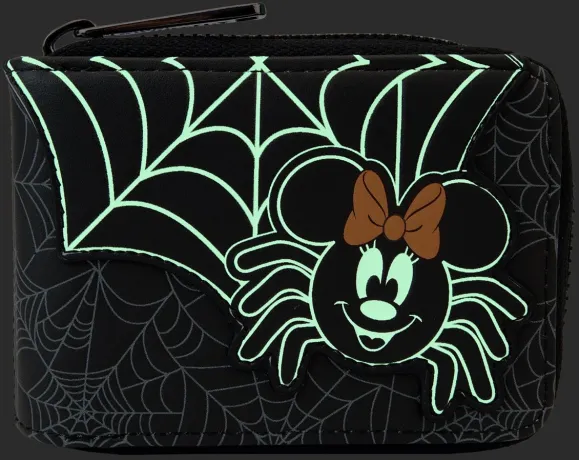Portefeuille Accordéon Minnie Mouse Araignée Glow Loungefly