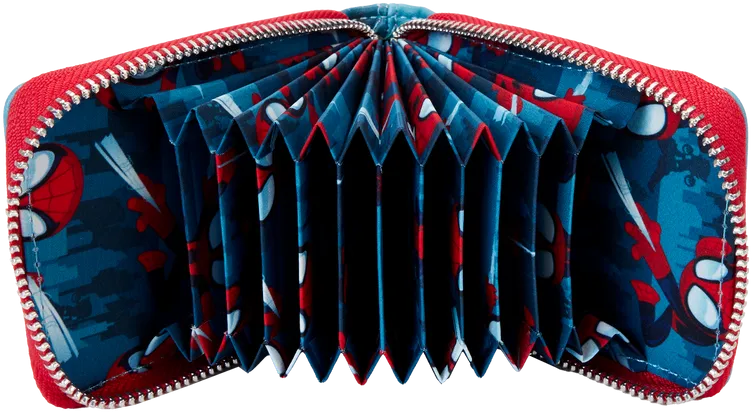 Portefeuille Accordéon Spider-Man Glow Loungefly