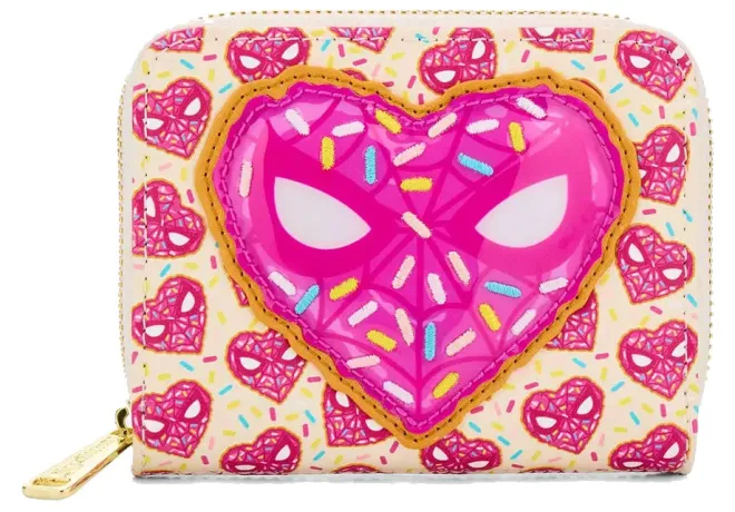 Portefeuille Accordéon Spider-Man Masque Donut Loungefly