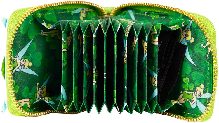 Portefeuille Accordéon Trèfle la Fée Clochette Loungefly