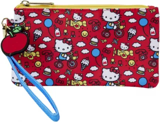 Portefeuille avec Bracelet Hello Kitty 50ème Anniversaire Impression Intégrale Loungefly