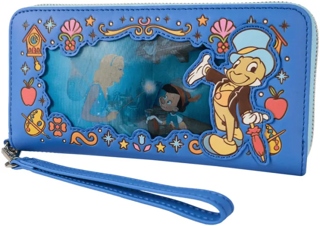 Portefeuille avec Bracelet La fée bleue Lenticulaire Loungefly