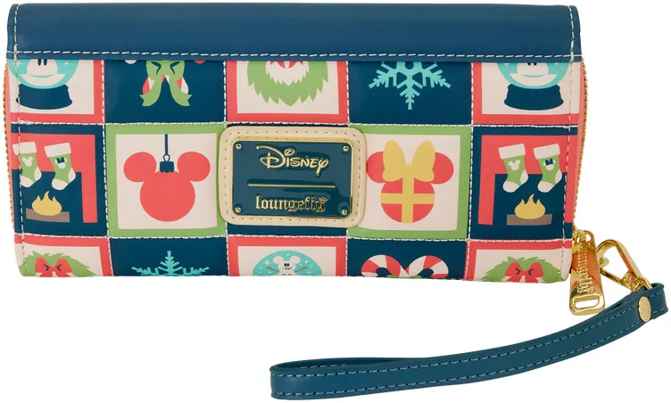 Portefeuille avec Bracelet Mickey &amp; Minnie Noël Loungefly
