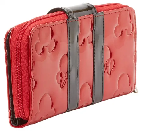 Portefeuille Minnie Mouse Rouge en Relief Verni Loungefly